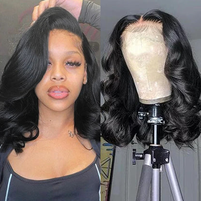 Body Wave Bob Wig – Lace Front, Full Volume"