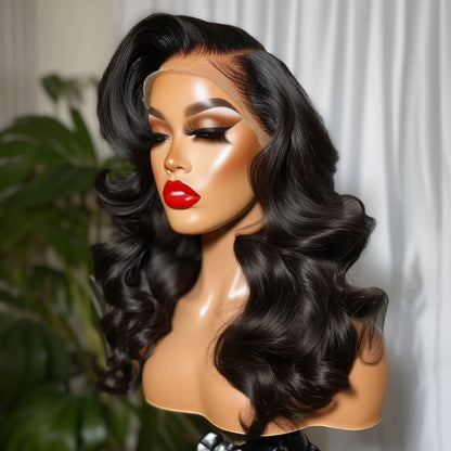 Body Wave Bob Wig – HD Lace Frontal, Water Wave