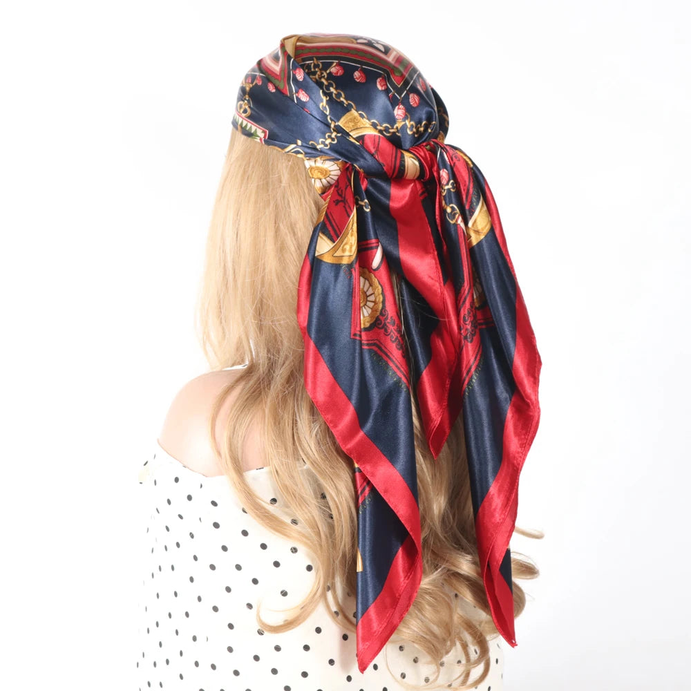 Silk Designer Scarf and Headwrap