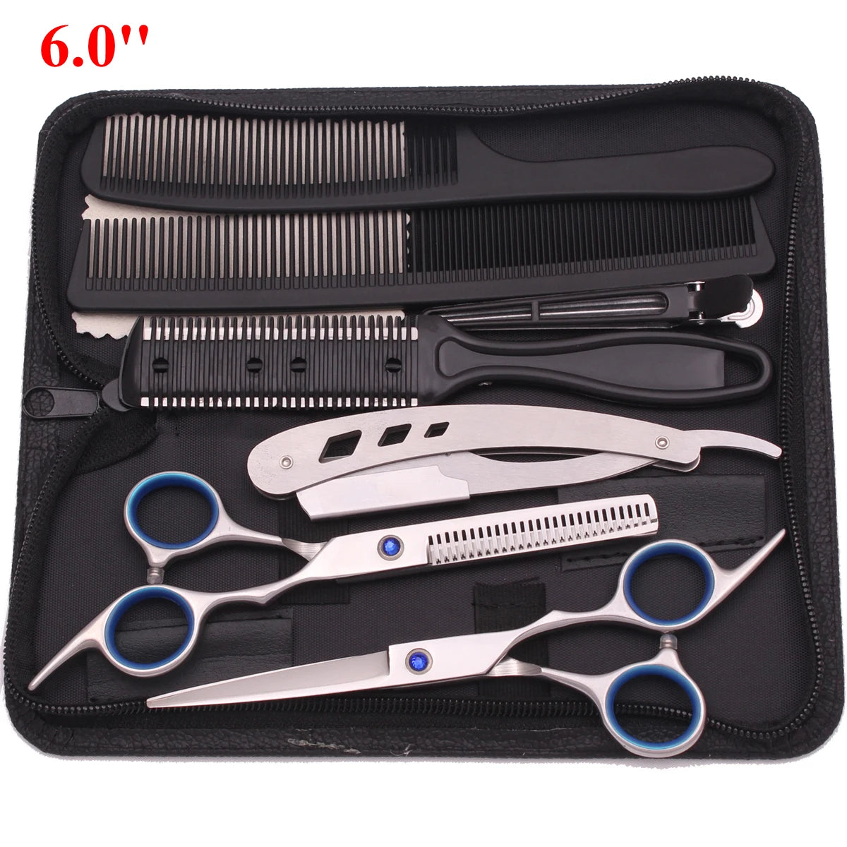 Pro Haircut Scissors Set – Shears, Razor & Comb