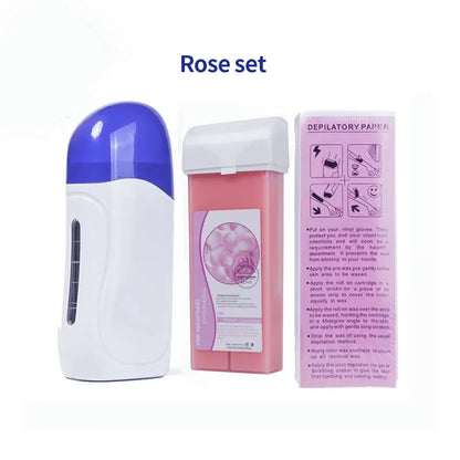 Portable Waxing Roller Heater Set