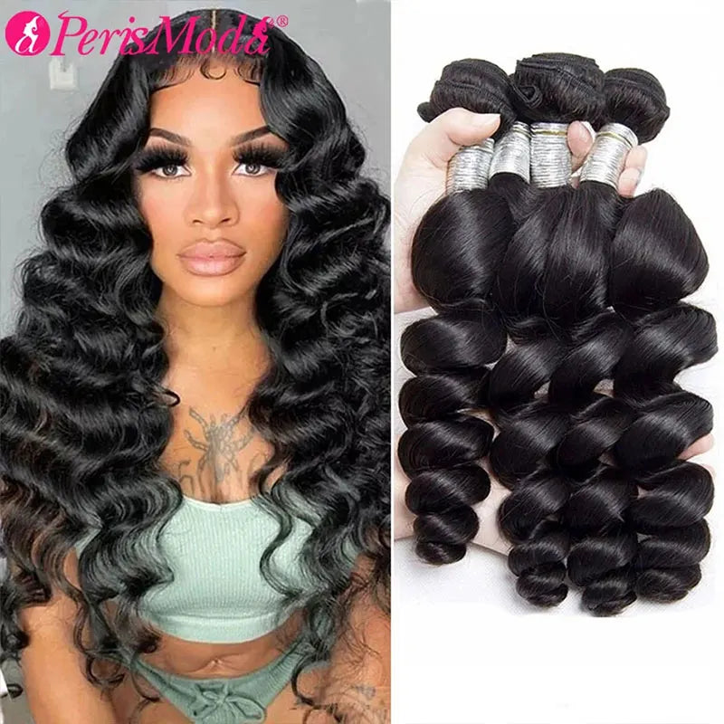 30 Inch Brazilian Loose Wave Bundles – 100% Remy Human Hair Extensions