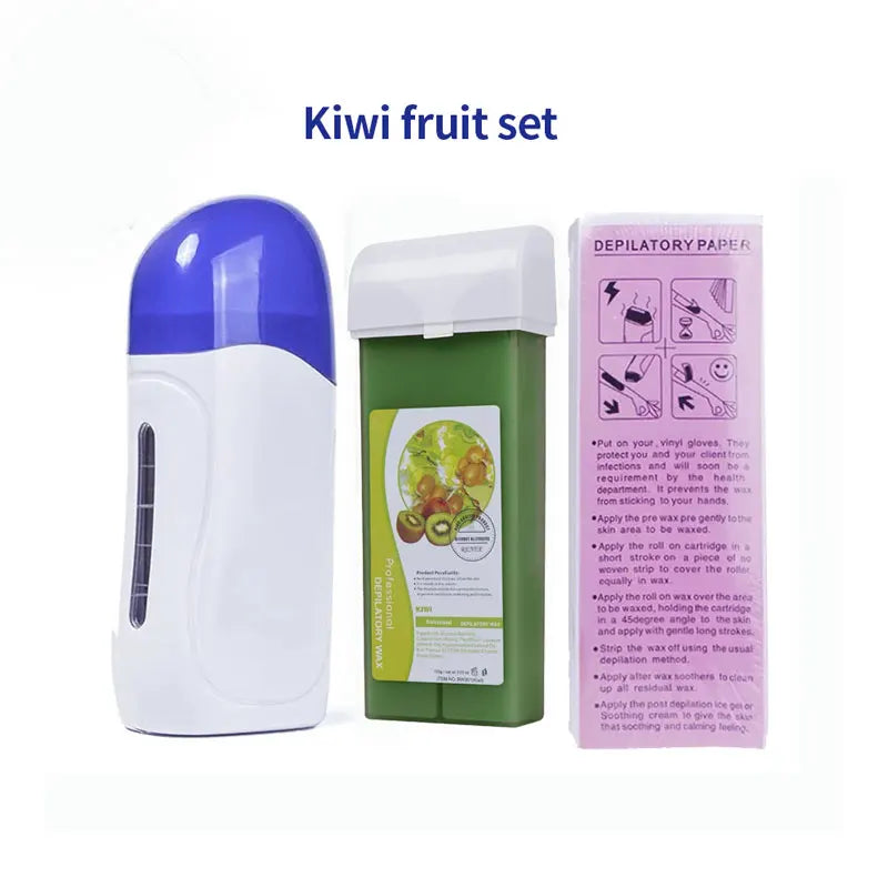 Portable Waxing Roller Heater Set