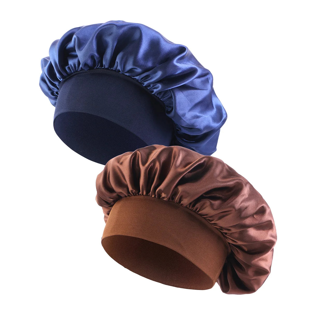 Satin Wide Brim Sleep Cap