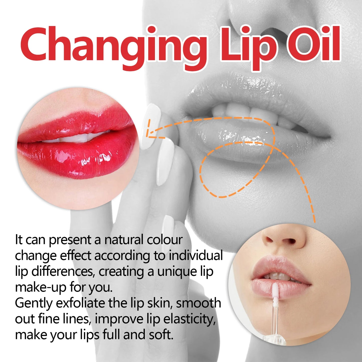 Magic Color Changing Lip Plumping Gloss