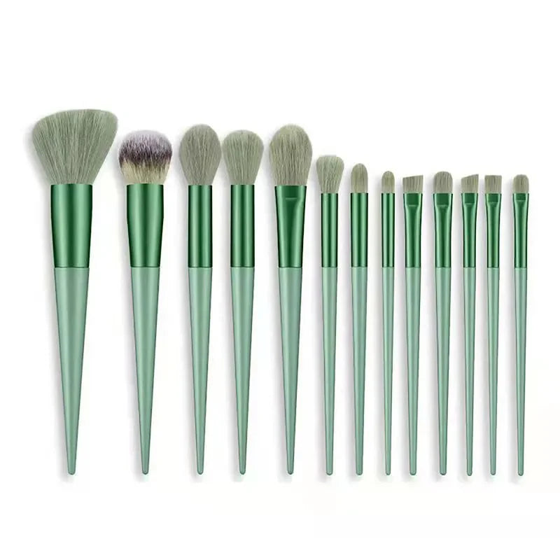 13-Piece Fluffy Makeup Brush Set