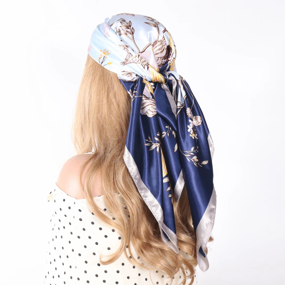 Silk Designer Scarf and Headwrap