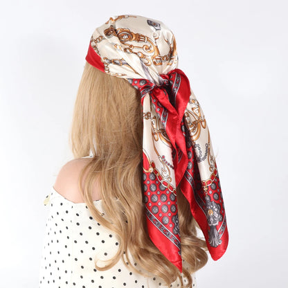 Silk Designer Scarf and Headwrap