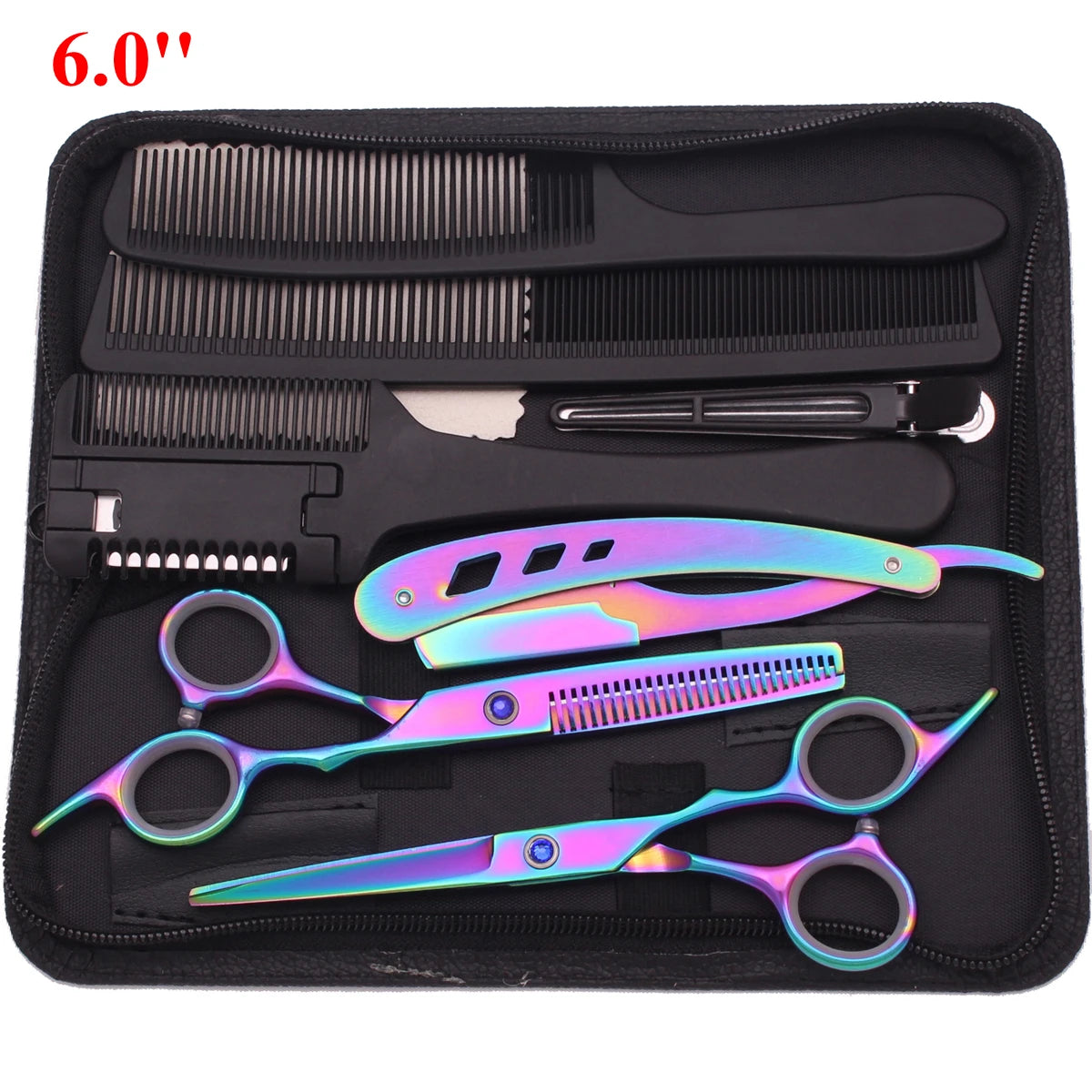 Pro Haircut Scissors Set – Shears, Razor & Comb