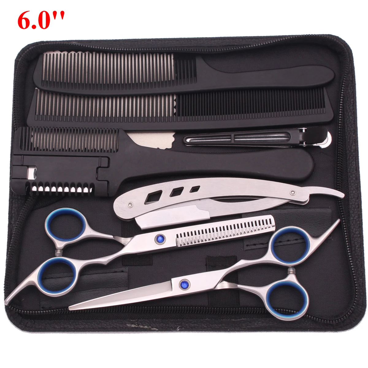 Pro Haircut Scissors Set – Shears, Razor & Comb