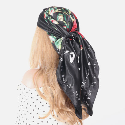 Silk Designer Scarf and Headwrap