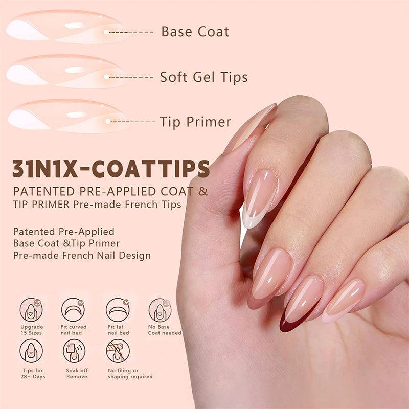 DIY Acrylic Press Nails