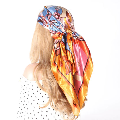 Silk Designer Scarf and Headwrap