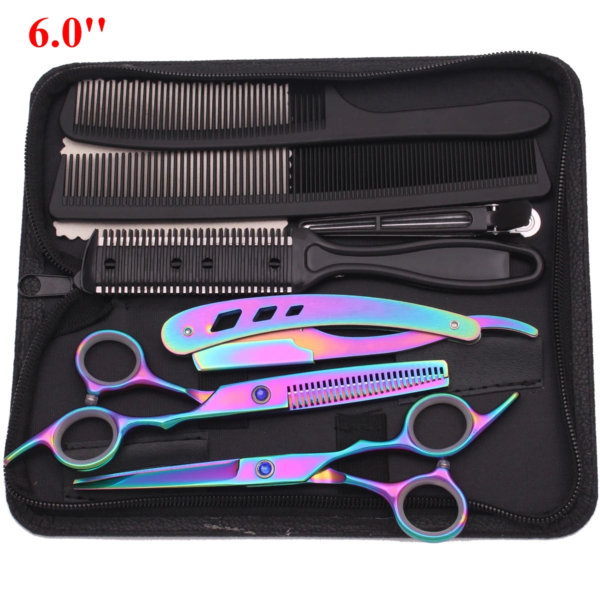 Pro Haircut Scissors Set – Shears, Razor & Comb