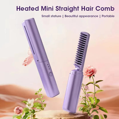 Electric Hot Hair Straightener Comb