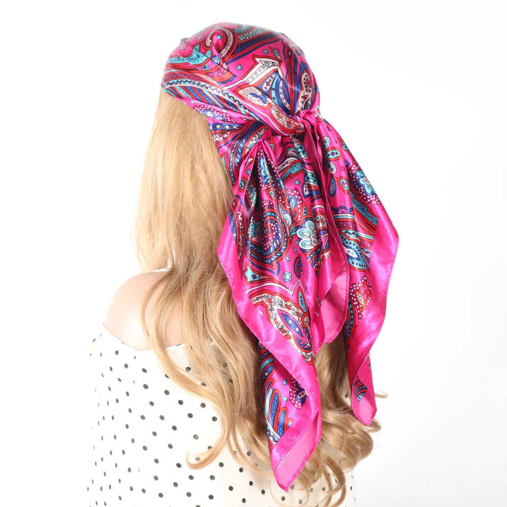 Silk Designer Scarf and Headwrap