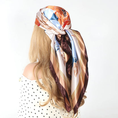 Silk Designer Scarf and Headwrap