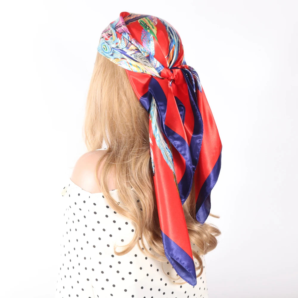 Silk Designer Scarf and Headwrap