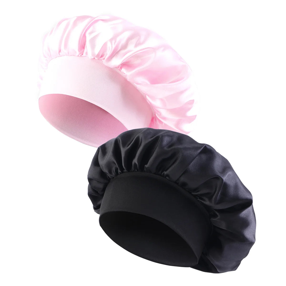 Satin Wide Brim Sleep Cap