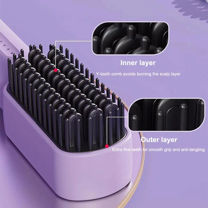 Cordless Electric Rechargeable Hot Comb