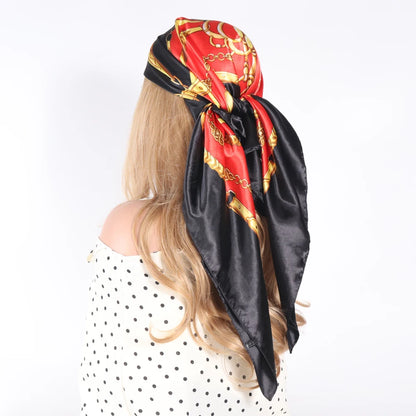 Silk Designer Scarf and Headwrap