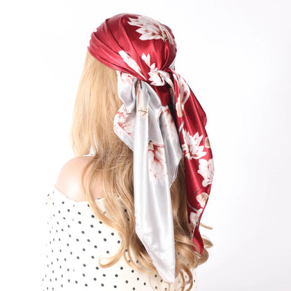 Silk Designer Scarf and Headwrap