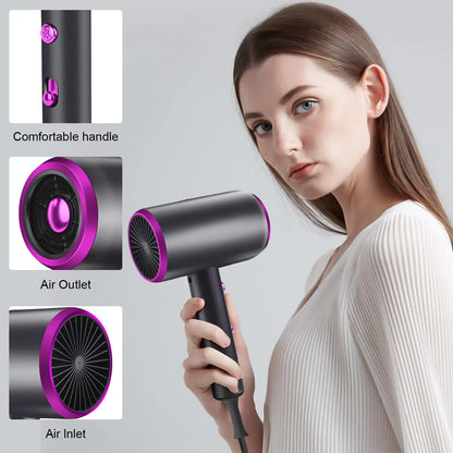 1800W Ionic Hair Dryer with Diffuser