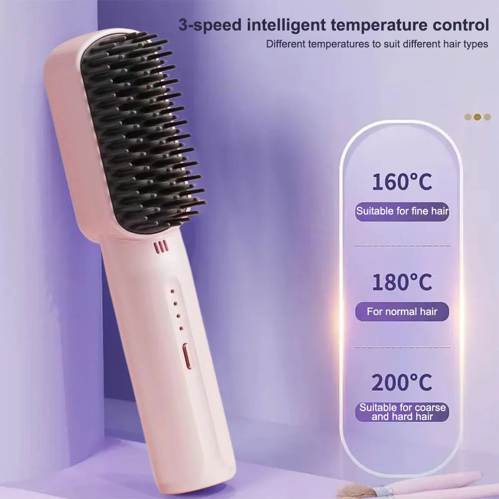 Cordless Electric Rechargeable Hot Comb