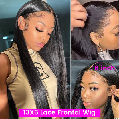 HD Lace Front Straight Human Hair Wig