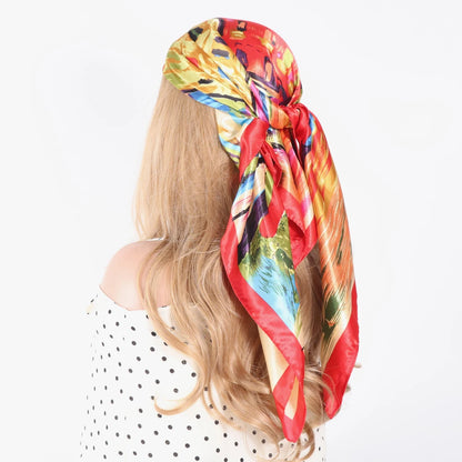 Silk Designer Scarf and Headwrap