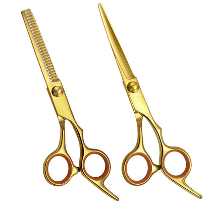 Pro Haircutting Scissors Set - 6'' Shears & Styling Tools