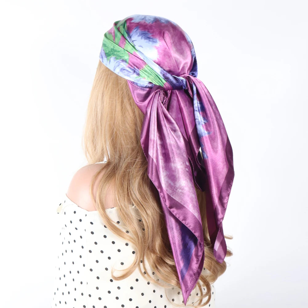 Silk Designer Scarf and Headwrap