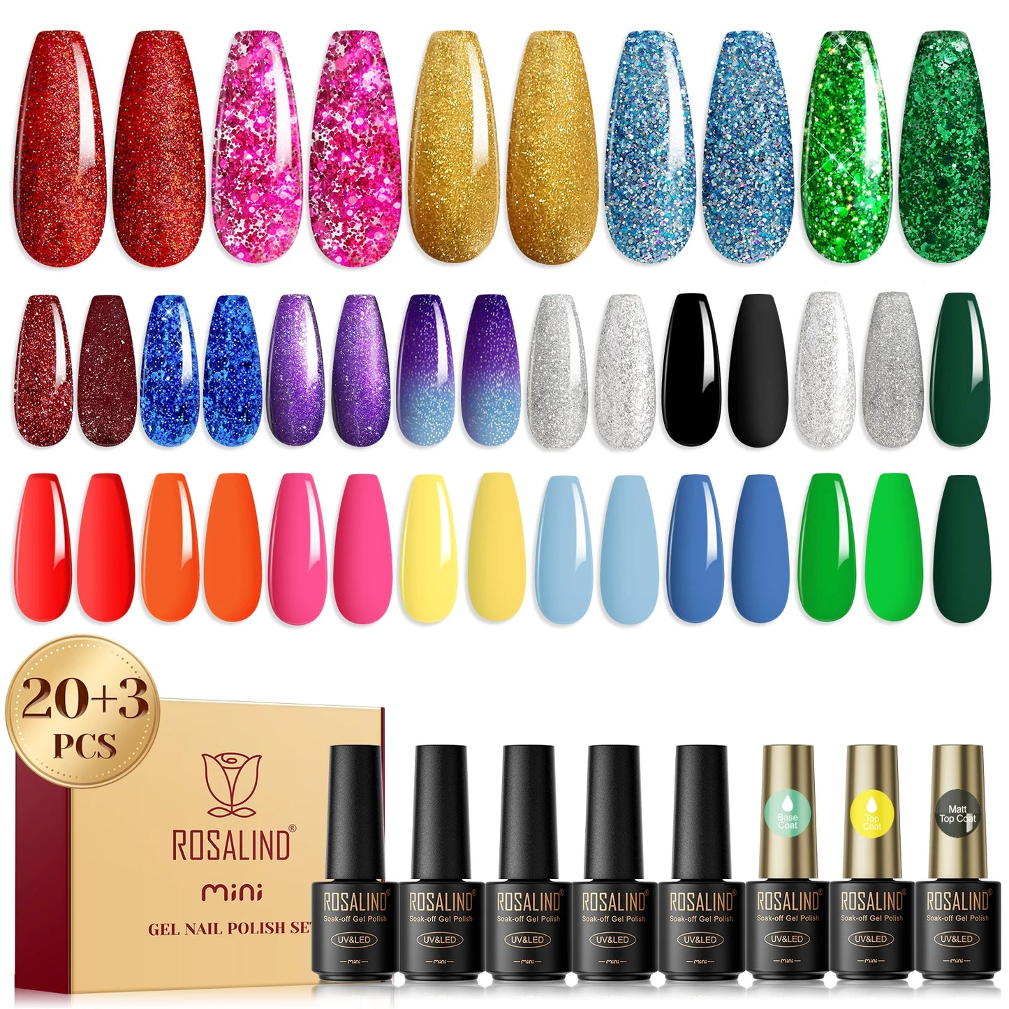 24pcs Gel Nail Polish Set