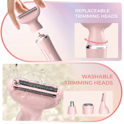 4-in-1 Women's Electric Hair Remover