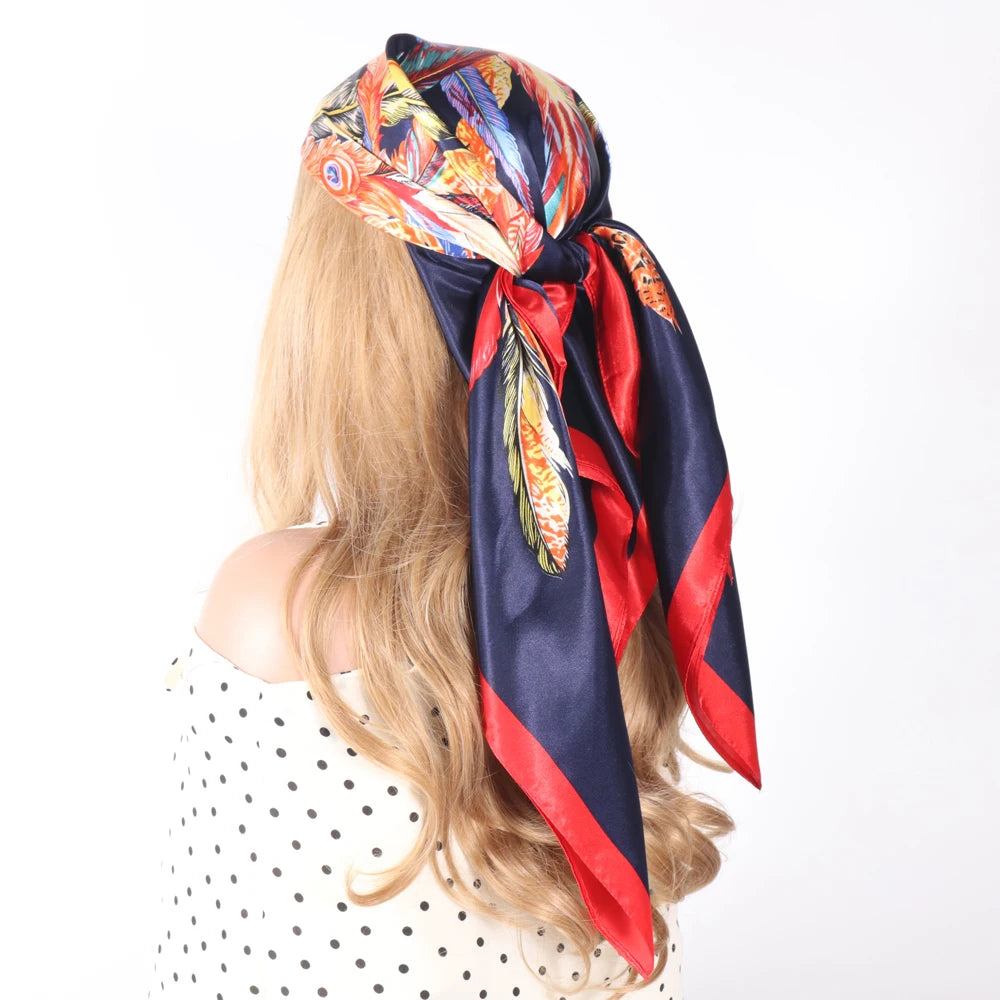 Silk Designer Scarf and Headwrap