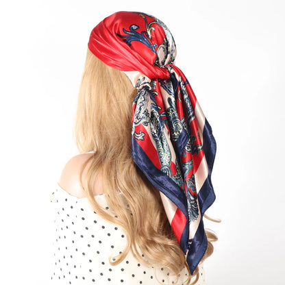 Silk Designer Scarf and Headwrap