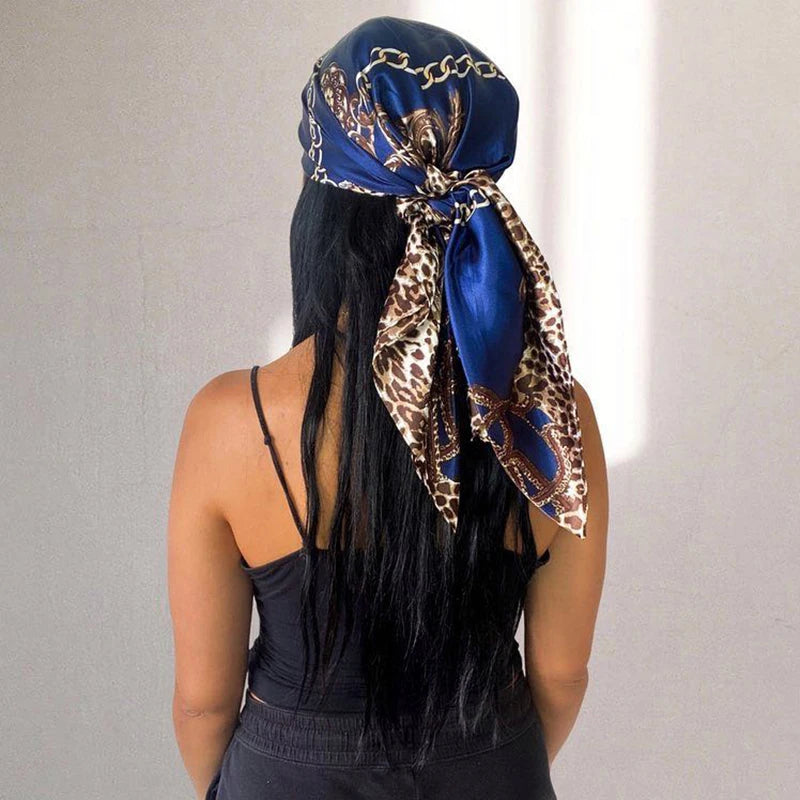 Silk Designer Scarf and Headwrap