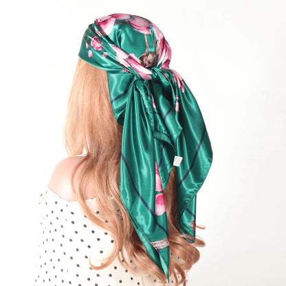 Silk Designer Scarf and Headwrap