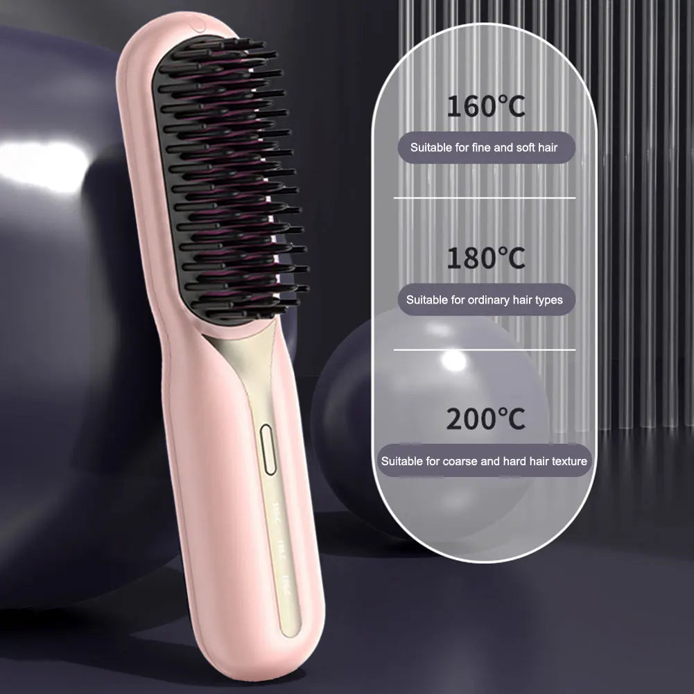 Cordless Hair Straightening Comb