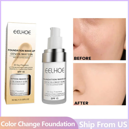 Color Changing Liquid Foundation