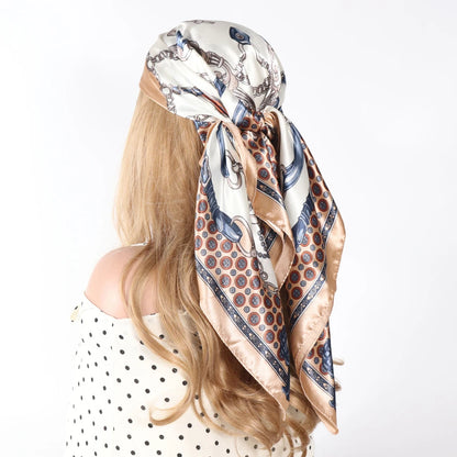 Silk Designer Scarf and Headwrap