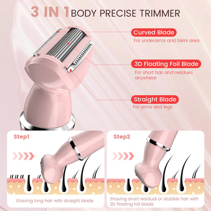 4-in-1 Women's Electric Hair Remover