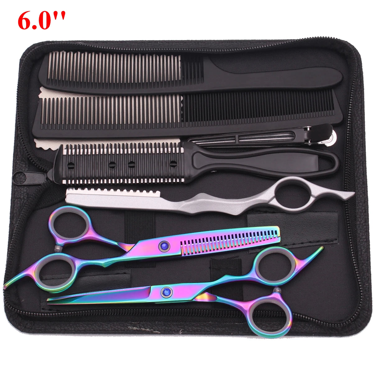 Pro Haircut Scissors Set – Shears, Razor & Comb