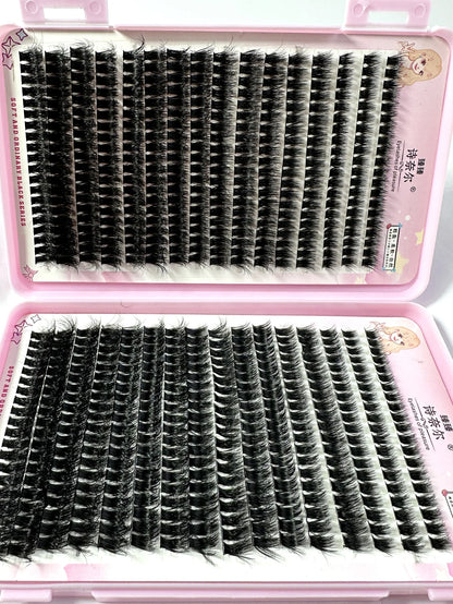 DIY Cluster Lash Extensions