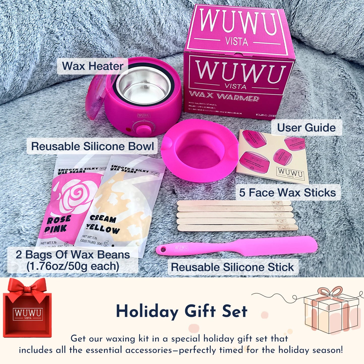 WUWUVISTA 11-Piece Waxing Kit