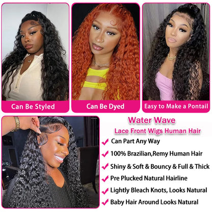 Pre-Plucked Lace Front Wig with Baby Hair