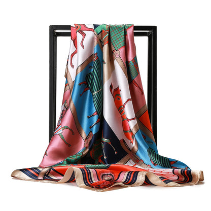 Silk Designer Scarf and Headwrap