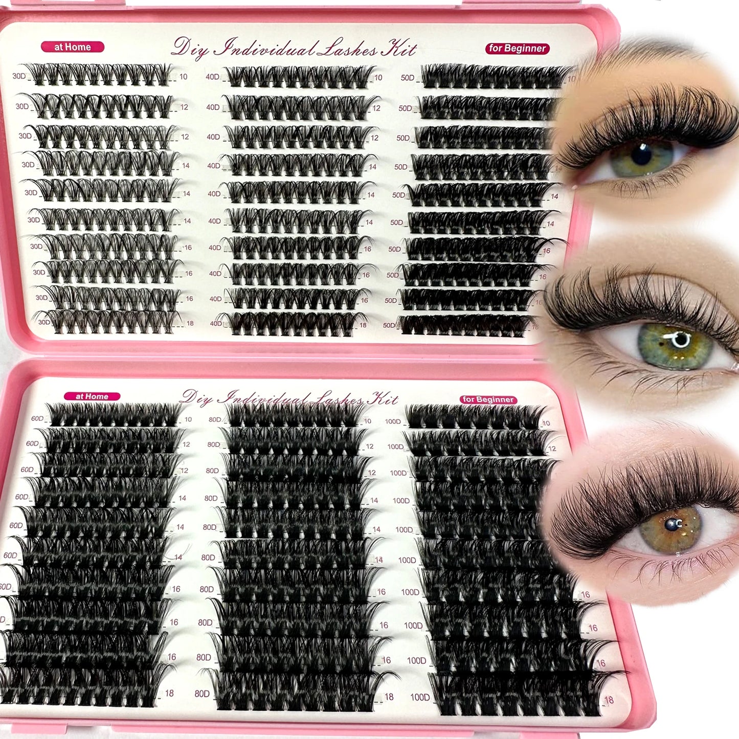 DIY Cluster Lash Extensions