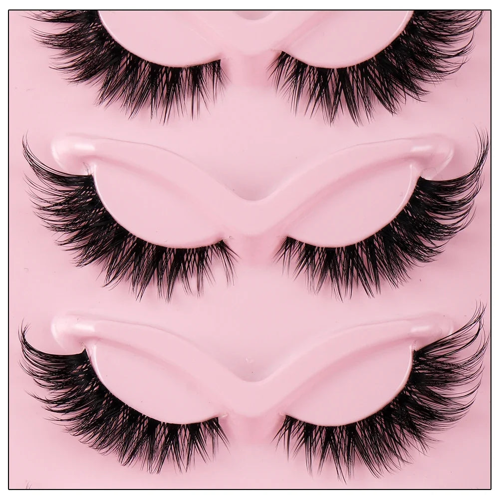 5 Pairs Cat Eye Faux Mink Lashes