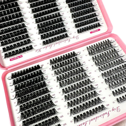 DIY Cluster Lash Extensions